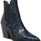 Botas Chelsea Steve Madden Gail Leather Femininas Biqueira Fina Azul Tamanho 9 M