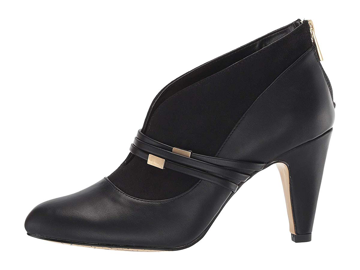 Bella Vita Noemi II Faux Leather Pumps Shooties Feminino - Preto Tamanho -9 M