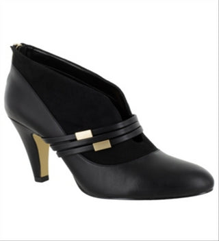 Bella Vita Women's Noemi II Faux Leather Pumps Shooties -Black Size -9 M