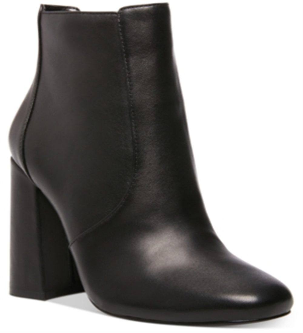 Steve Madden Trix Botas de Couro Femininas Pretas Tamanho -9,5 M