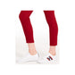 Calça jeans feminina Tommy Hilfiger com zíper vermelha, tamanho 10