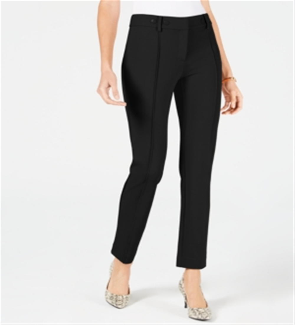Calça casual feminina Alfani Ponte preta tamanho 10