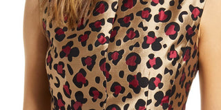 Vestido evasê feminino Anne Klein dourado tamanho 2