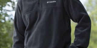 Columbia Steens Mountain Half Zip Top Cinza Masculino Tamanho Pequeno