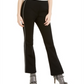 Calça feminina com tachas laterais e corte bootcut da INC International Concepts, preta, tamanho 2