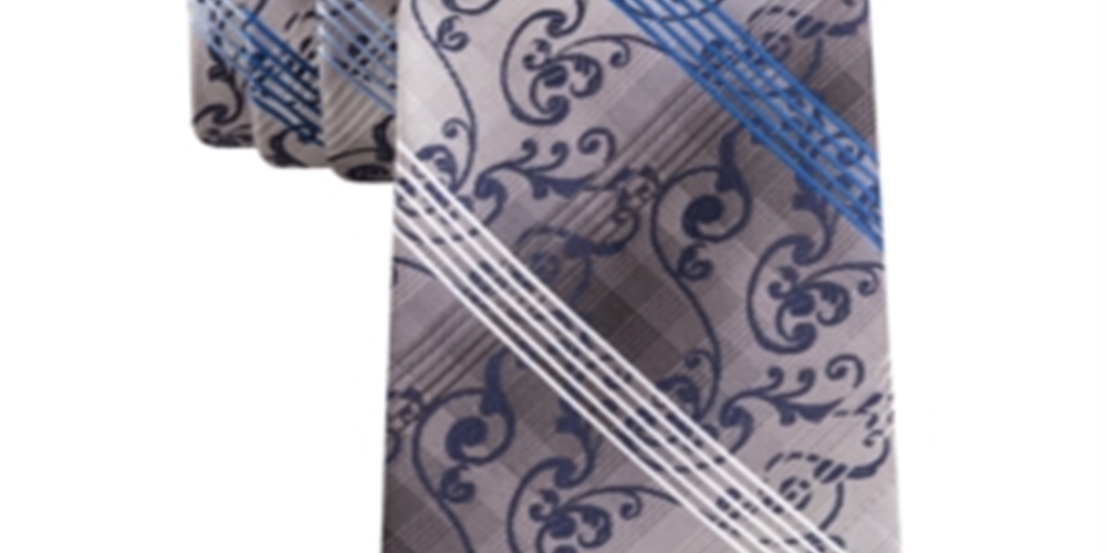 Gravata Jamal masculina Van Heusen azul tamanho regular