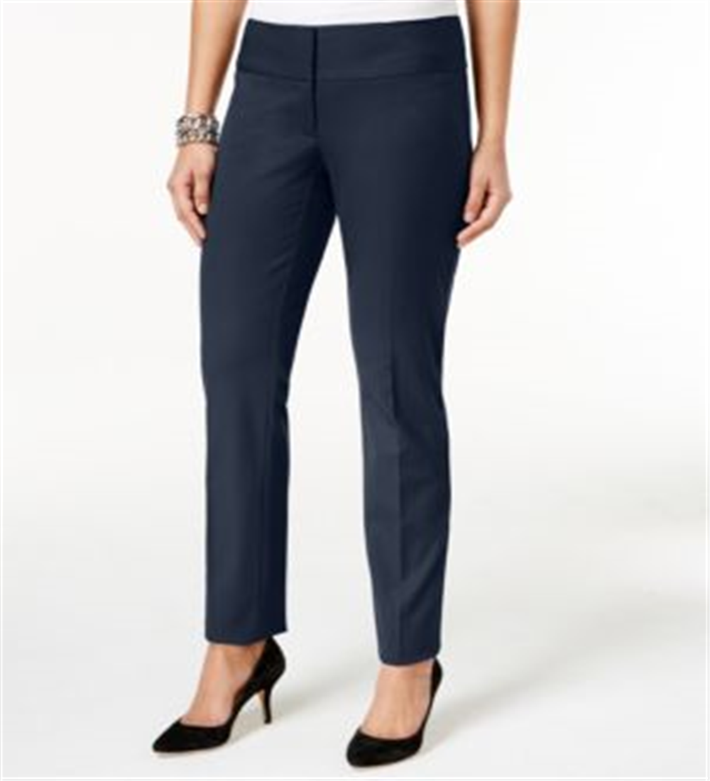 Calça Slim Feminina Alfani Azul Tamanho 4