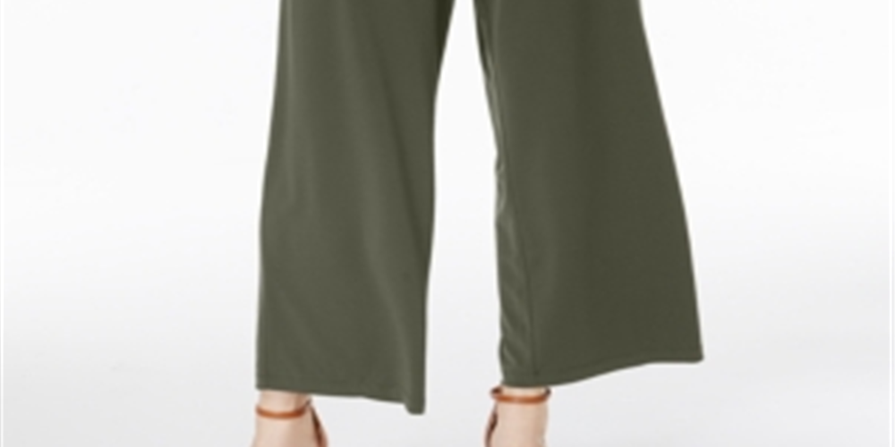 Calça Culotte Feminina Alfani Verde Tamanho Petite M