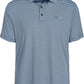 Camisa polo listrada masculina Attack Life By Greg Norman, tamanho XX-G, azul