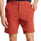 Calções de convés Nautica Stretch Classic Fit para homem, cobre, tamanho 42