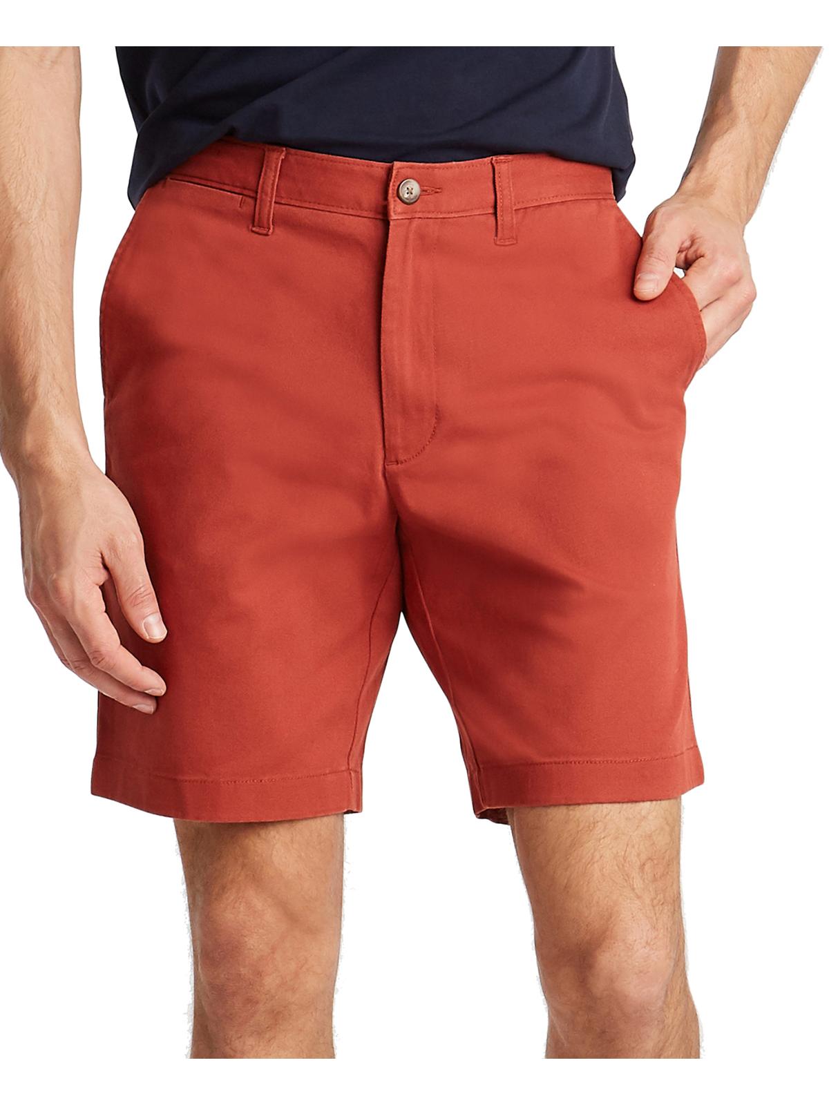 Calções de convés Nautica Stretch Classic Fit para homem, cobre, tamanho 42