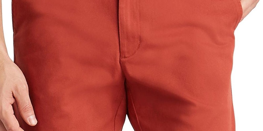 Calções de convés Nautica Stretch Classic Fit para homem, cobre, tamanho 42