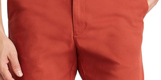 Calções de convés Nautica Stretch Classic Fit para homem, cobre, tamanho 42