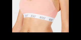 Sutiã esportivo acolchoado Nike feminino para treinamento, laranja, tamanho P