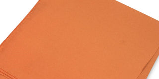 Vestido de seda liso simples masculino Club Room, bolso quadrado, laranja, tamanho regular