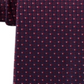 Gravata geométrica masculina Kenneth Cole Reaction com microchip, vermelha, tamanho regular