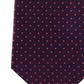 Gravata geométrica masculina Kenneth Cole Reaction com microchip, vermelha, tamanho regular
