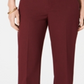 Calças femininas Charter Club Solid Carriage Red tamanho 8 Petite