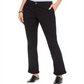 Calça Chino Bootcut de Algodão Feminina Style &amp; Co Preta Tamanho 12