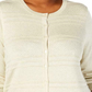 Cardigan feminino de lurex Charter Club dourado tamanho 0X