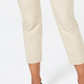 Calça curta feminina Charter Club Newport Tummy Control marrom tamanho 8