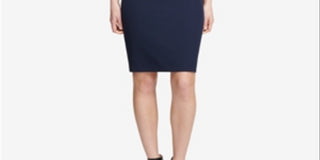 DKNY Women's Pleated Bell Sleeve Sheath Dress Blue Size 10