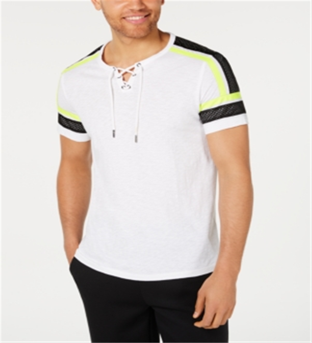 Camisa casual masculina Attila Cotton Mesh com acabamento em malha, tamanho XX-G, da INC International Concepts
