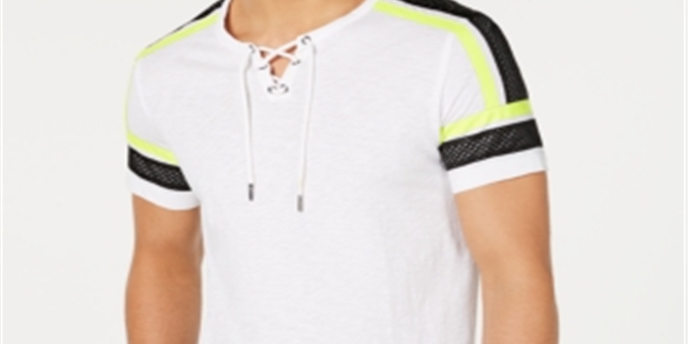 Camisa casual masculina Attila Cotton Mesh com acabamento em malha, tamanho XX-G, da INC International Concepts