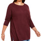 Blusa túnica feminina plus size com costura frontal e técnica mista, bege, tamanho 0X