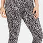 Calça jeans skinny feminina INC International Concepts Essential Leopard, cinza, tamanho 14