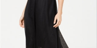 Saia midi feminina Alfani preta tamanho extragrande