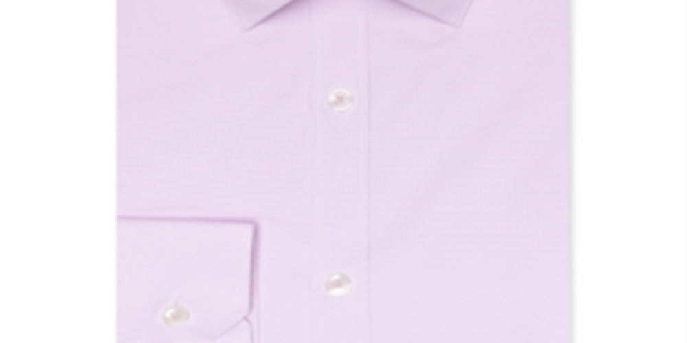 Camisa social masculina Ryan Seacrest Distinction Active Slim Fit, sem passar a ferro, elástica, Dobby, tamanho rosa, 16x32x33