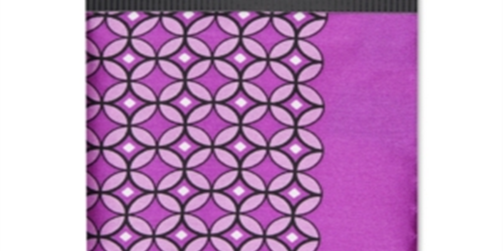 Lenço de bolso de seda Esmond Alfani masculino rosa tamanho único