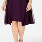 Jaqueta e vestido feminino R &amp; M Richards roxo tamanho 8 pequeno