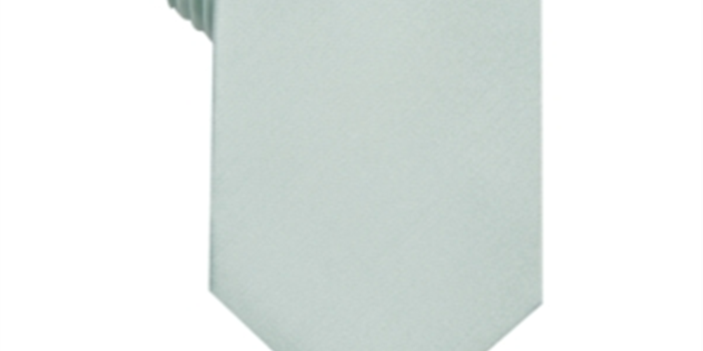 Gravata de seda masculina Alfani, verde, tamanho regular