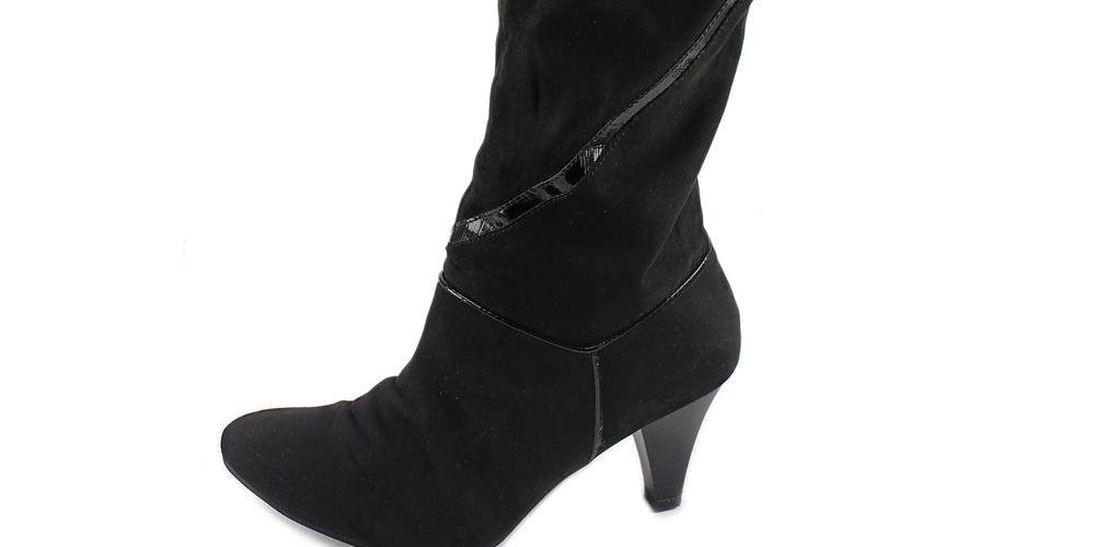 Meia Bearpaw Feminina com Forro de Lã e Forro de Bota, Preta, Tamanho Único