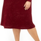 Vestido Alfani Feminino Plus Size com Cintura Torcida Vermelho Tamanho 4X