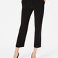 Calça feminina Kasper de crepe cropped reta preta tamanho 14