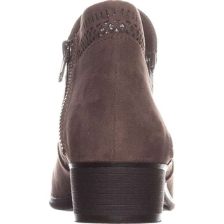 Botas femininas American Rag com bico redondo e salto bloco, marrom, tamanho 9,5 M
