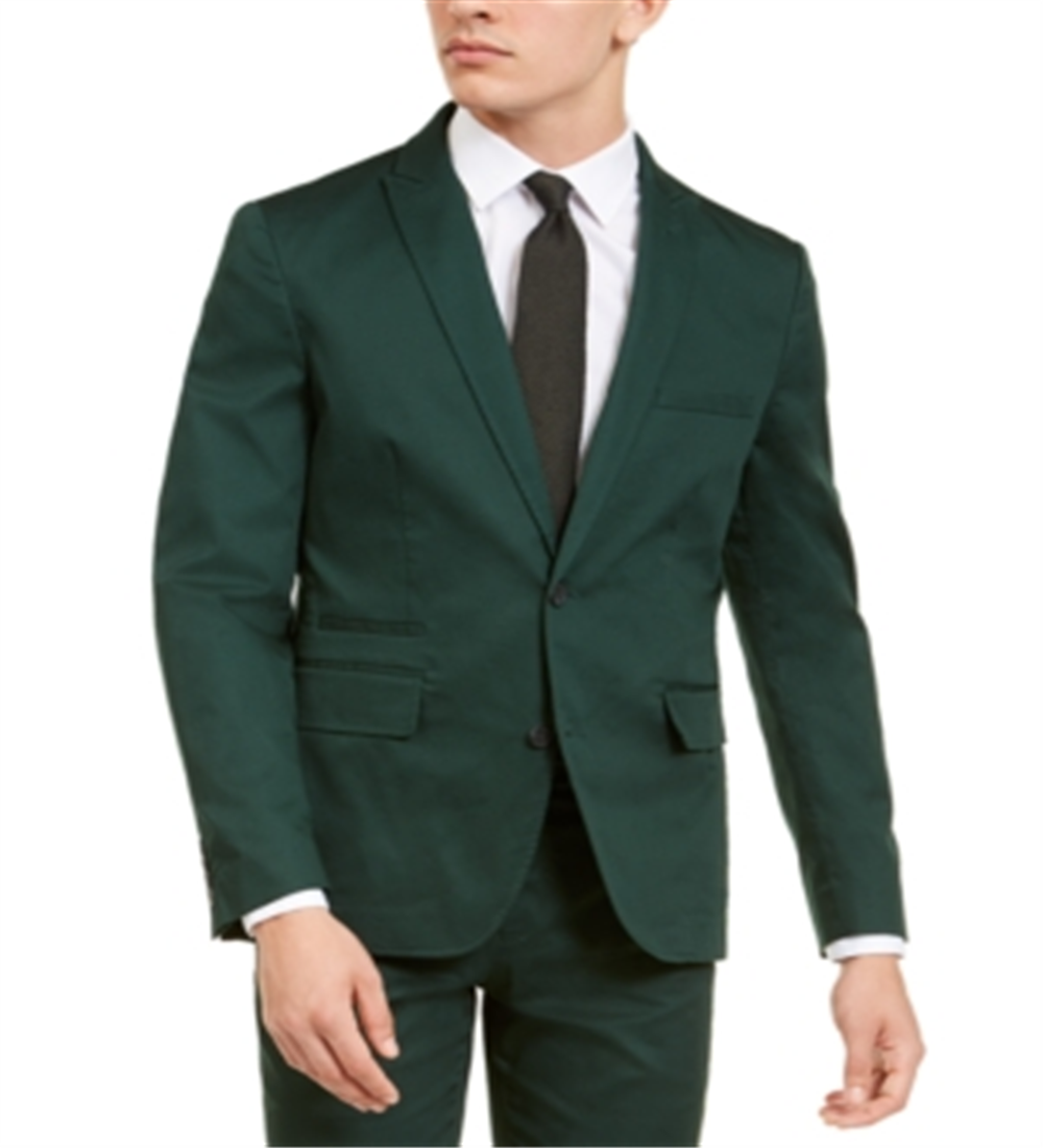 Jaqueta Slim Fit Masculina INC International Concepts Verde Tamanho Pequeno