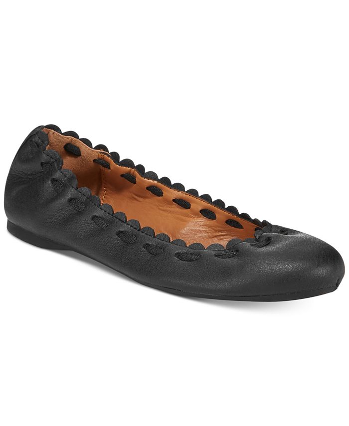 Sapatilhas de balé femininas Barbbee com acolchoamento e bico redondo, pretas, tamanho 9,5, da Style &amp; Co