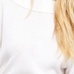 Blusa feminina listrada com manga sino e gola joia, tamanho X-S