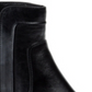 Botas femininas Sole Bound de couro com salto quadrado e bico redondo, tamanho 8,5 M, pretas