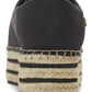 Tênis feminino DKNY cano baixo com cadarço, preto, tamanho 8,5