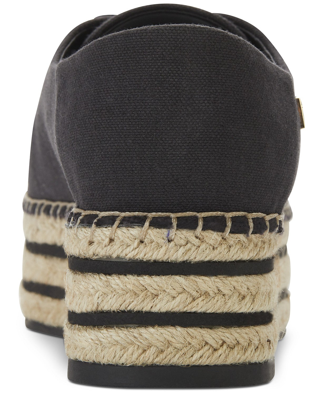 Tênis feminino DKNY cano baixo com cadarço, preto, tamanho 8,5