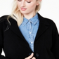 Charter Club Blazer Feminino Plus Cashmere Preto Tamanho 0X
