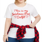 Love Tribe Camiseta feminina com estampa gráfica, estilo moderno e plus size, tamanho 1X