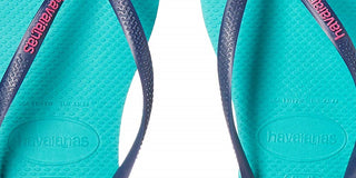 Sandália Havaianas Slim Logo Pop Up Feminina Verde Tamanho 9/10 W