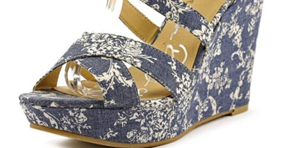 Sandálias plataforma casuais femininas Ideology, tamanho pequeno, pretas