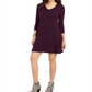 Vestido rodado feminino Style &amp; Co roxo tamanho pequeno M